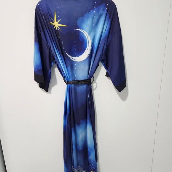 Pixie Lady Other - Pixie Lady NEW  WITH TAGS Star and Moon Celestial Blue Details Robe - One Size
